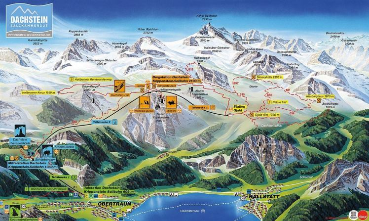 Map Dachstein